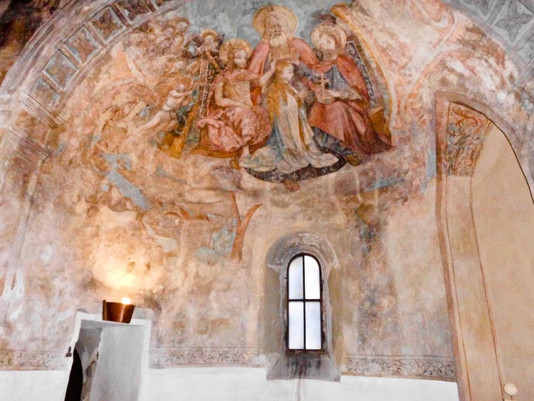 Fresken in der Peterskirche (Lindau/Bodensee) 1000 n. Chr.