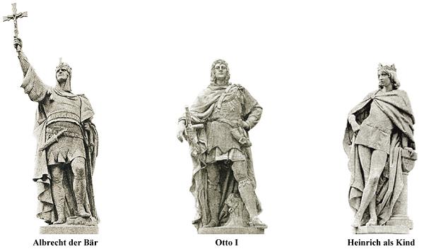 Albrecht der Bär, Otto I und Heinrich als Kind