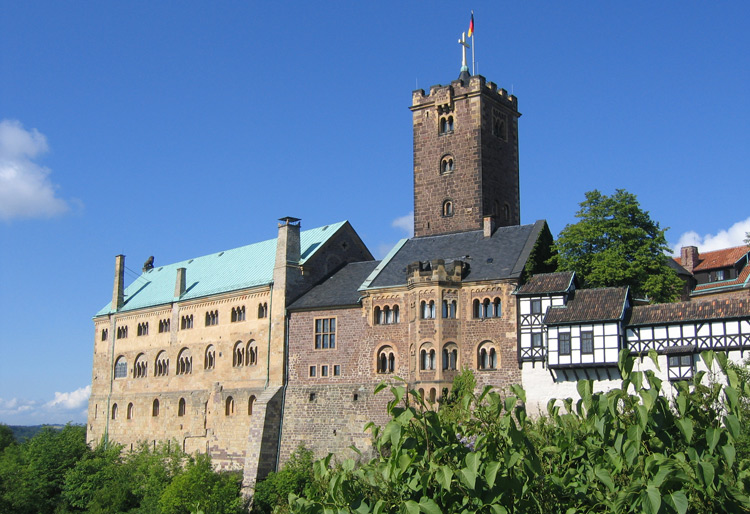 Die Wartburg - Foto mit freundlicher Genehmigung der Wartburg-Stiftung Eisenach